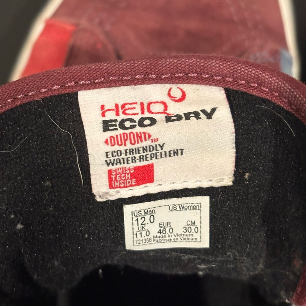 VANS MTX Red and Black High-Top Sneakers - Picture 5 of 5